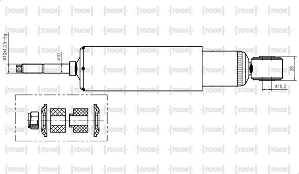 Amortisseur TOOR SG54800