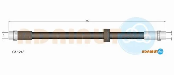Flexible de frein ADRIAUTO 03.1243