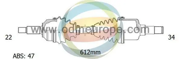 Arbre de transmission 4X4 ESTANFI EST-18-001561