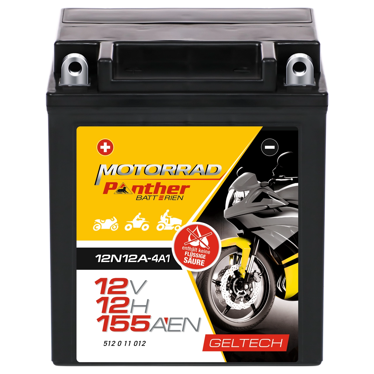 Batterie de démarrage PANTHER-BATTERIEN GB.5121177