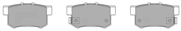 Kit de plaquettes de frein, frein à disque FREMAX FBP-1023