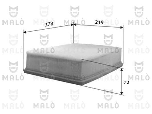 Filtre à air AKRON-MALÒ 1500146