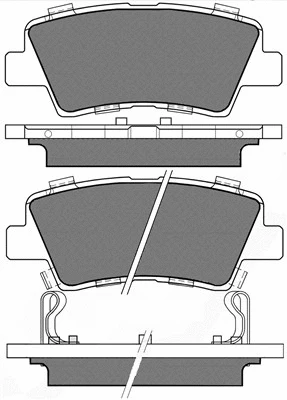 Kit de plaquettes de frein, frein à disque BSF 20260