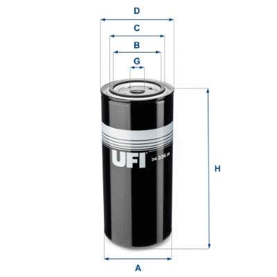 Filtre à carburant UFI 24.336.00