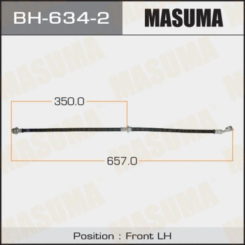 Flexible de frein MASUMA BH-634-2