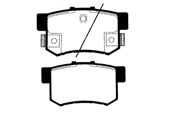 Kit de plaquettes de frein, frein à disque RAICAM RA.0460.1