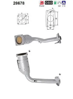 Catalyseur AS 28678