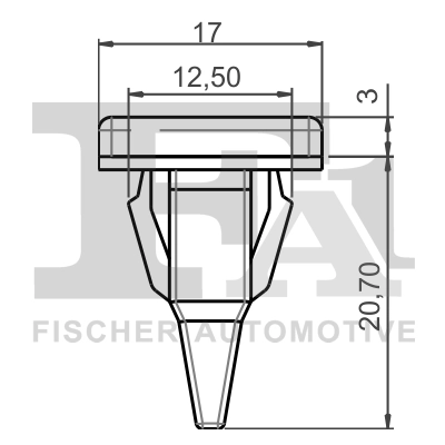 Clip, enjoliveur FA1 74-40029.5