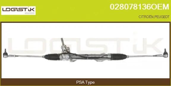 Crémaillère de direction LGK 028078136OEM