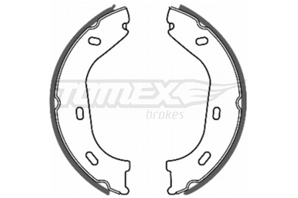 Jeu de mâchoires de frein TOMEX Brakes TX 20-36