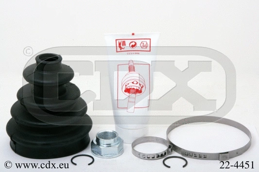 Jeu de joints-soufflets, arbre de commande CDX 22-4451
