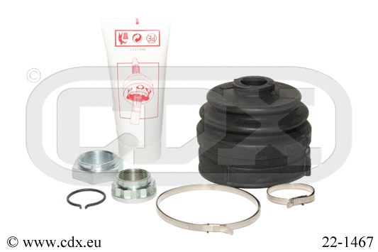 Jeu de joints-soufflets, arbre de commande CDX 22-1467