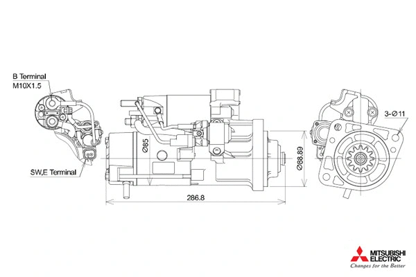 Démarreur KUTNAK AUTOMOTIVE 723436/M