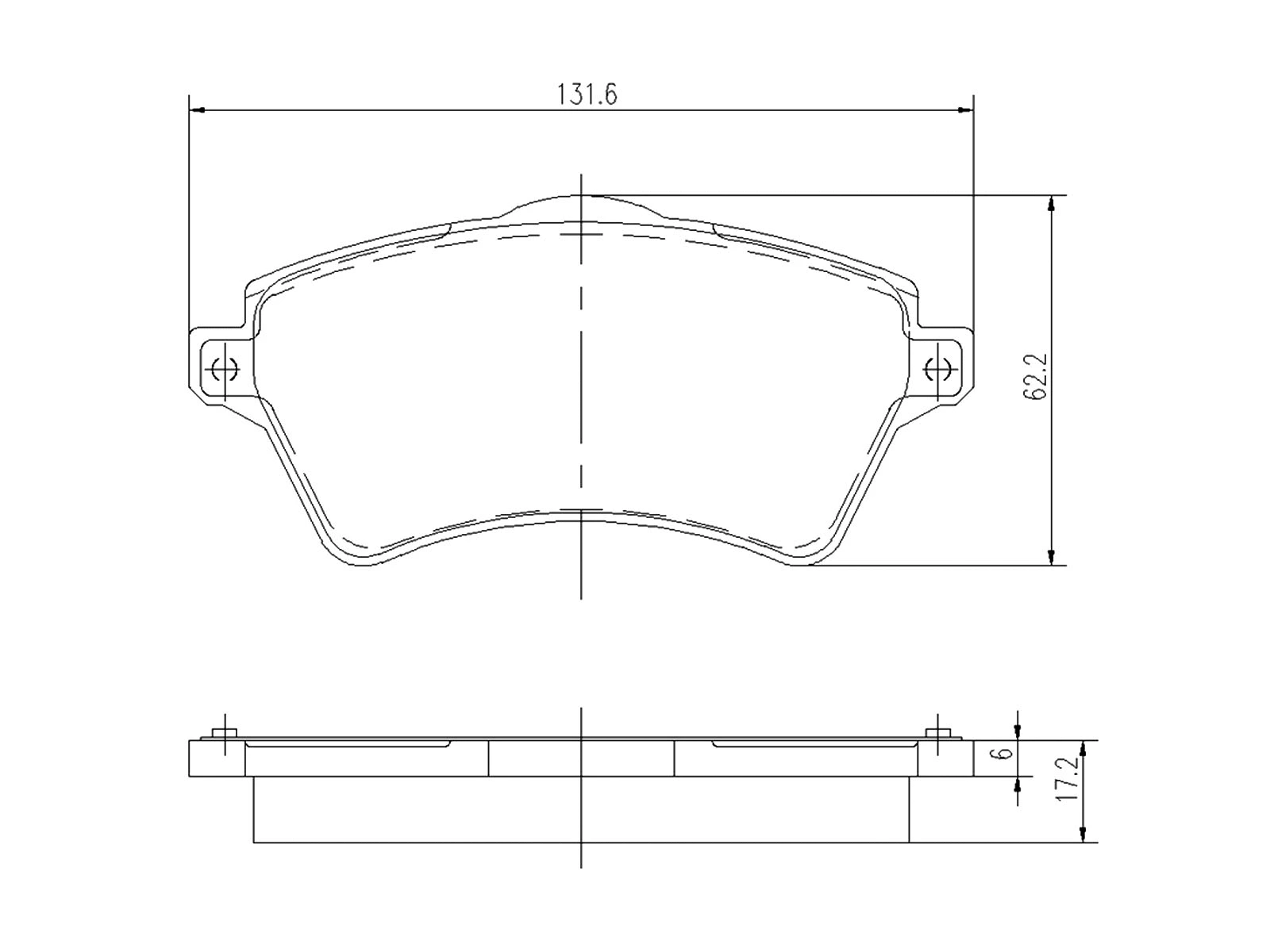 Kit de plaquettes de frein, frein à disque A.Z. Meisterteile AZMT-44-022-1115