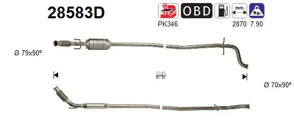 Catalyseur AS 28583D
