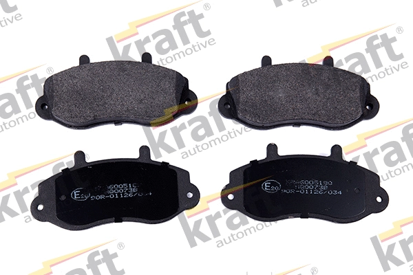 Kit de plaquettes de frein, frein à disque KRAFT AUTOMOTIVE 6005180