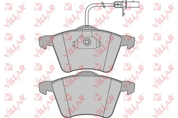 Kit de plaquettes de frein, frein à disque VILLAR 626.0975