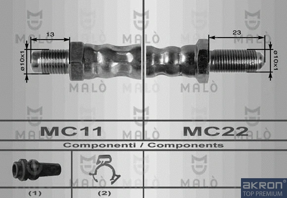 Flexible de frein AKRON-MALÒ 8421