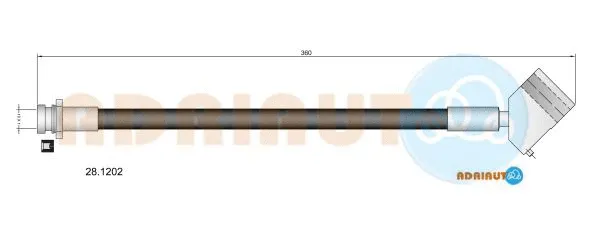 Flexible de frein ADRIAUTO 28.1202