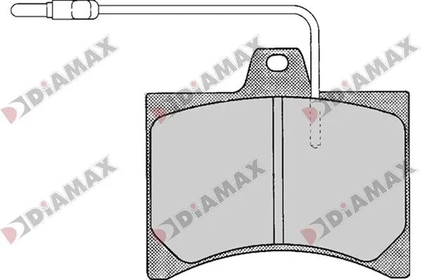 Kit de plaquettes de frein, frein à disque DIAMAX N09787