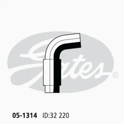 Durite de radiateur GATES-AU 05-1314