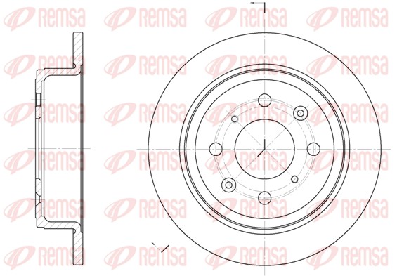 Disque de frein REMSA 6083.00