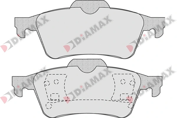 Kit de plaquettes de frein, frein à disque DIAMAX N09018
