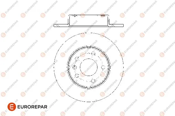 Disque de frein EUROREPAR 1676009480