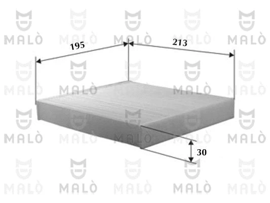 Filtre, air de l'habitacle AKRON-MALÒ 1531291