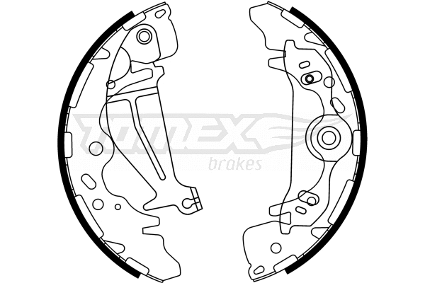 Jeu de mâchoires de frein TOMEX Brakes TX 23-26