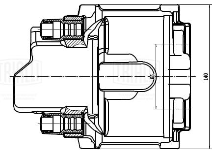 Étrier de frein TRIALLI CF 084722