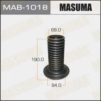 Kit de protection contre la poussière, amortisseur MASUMA MAB-1018
