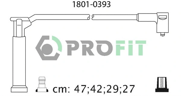 Kit de câbles d'allumage PROFIT 1801-0393