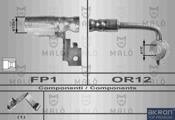Flexible de frein AKRON-MALÒ 8578