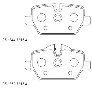 Kit de plaquettes de frein, frein à disque ASIMCO KD7546