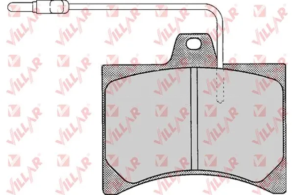 Kit de plaquettes de frein, frein à disque VILLAR 626.0195