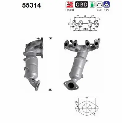 Catalyseur AS 55314