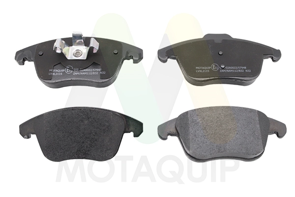 Kit de plaquettes de frein, frein à disque MOTAQUIP LVXL2115