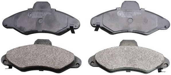 Kit de plaquettes de frein, frein à disque DENCKERMANN B110206