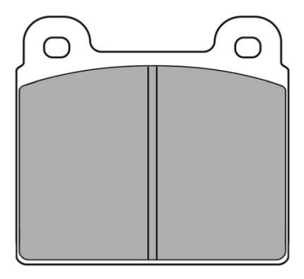 Kit de plaquettes de frein, frein à disque FREMAX FBP-0308