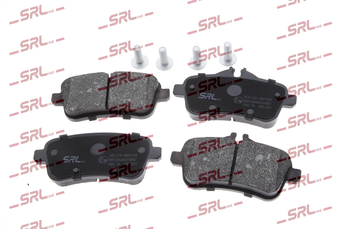 Kit de plaquettes de frein, frein à disque SRLine S70-1739