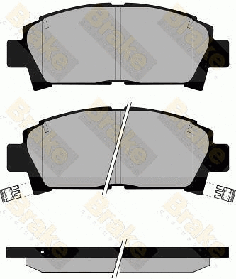 Kit de plaquettes de frein, frein à disque Brake ENGINEERING PA853