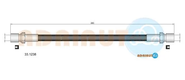 Flexible de frein ADRIAUTO 33.1238