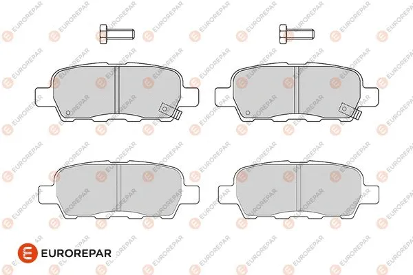 Kit de plaquettes de frein, frein à disque EUROREPAR 1686263980
