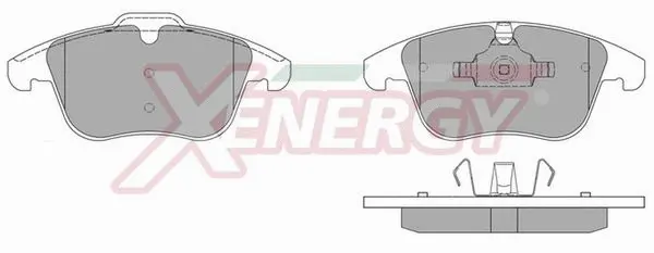 Kit de plaquettes de frein, frein à disque AP XENERGY X40992