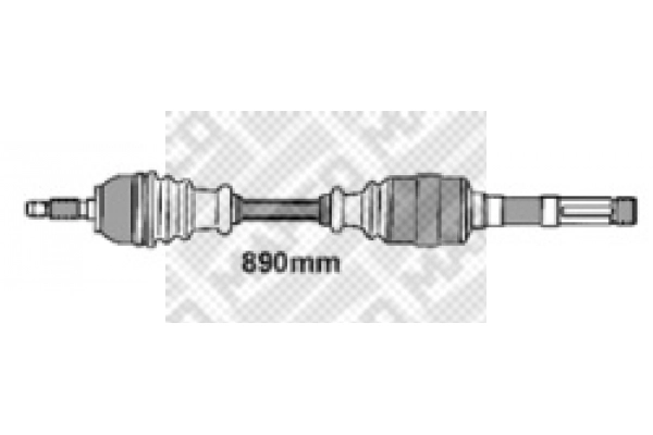 Arbre de transmission MAPCO 16350
