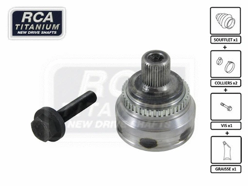 Jeu de joints, arbre de transmission RCA FRANCE AA09A