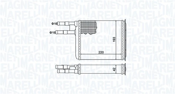 Système de chauffage MAGNETI MARELLI 350218401000