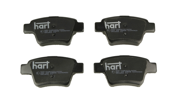 Kit de plaquettes de frein, frein à disque HART 224 137