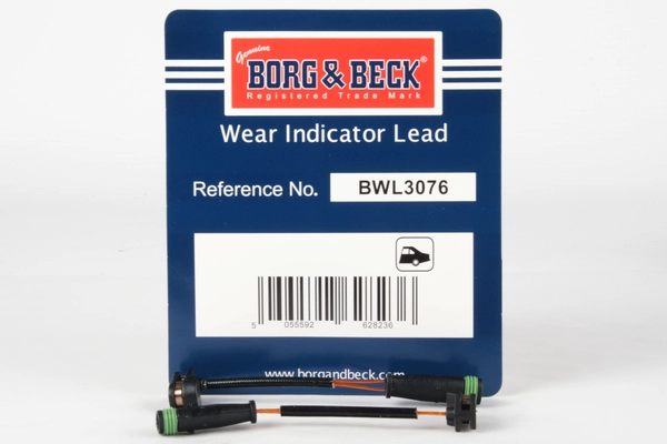 Contact d'avertissement, usure des plaquettes de frein BORG & BECK BWL3076